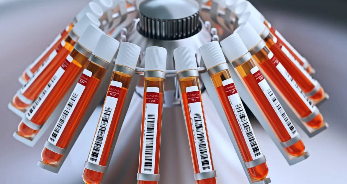 Laboratory blood analysis in a SARDS patient